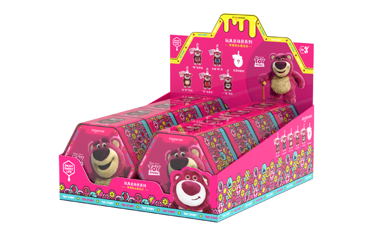 迪士尼草莓熊水果派對掛件盲盒